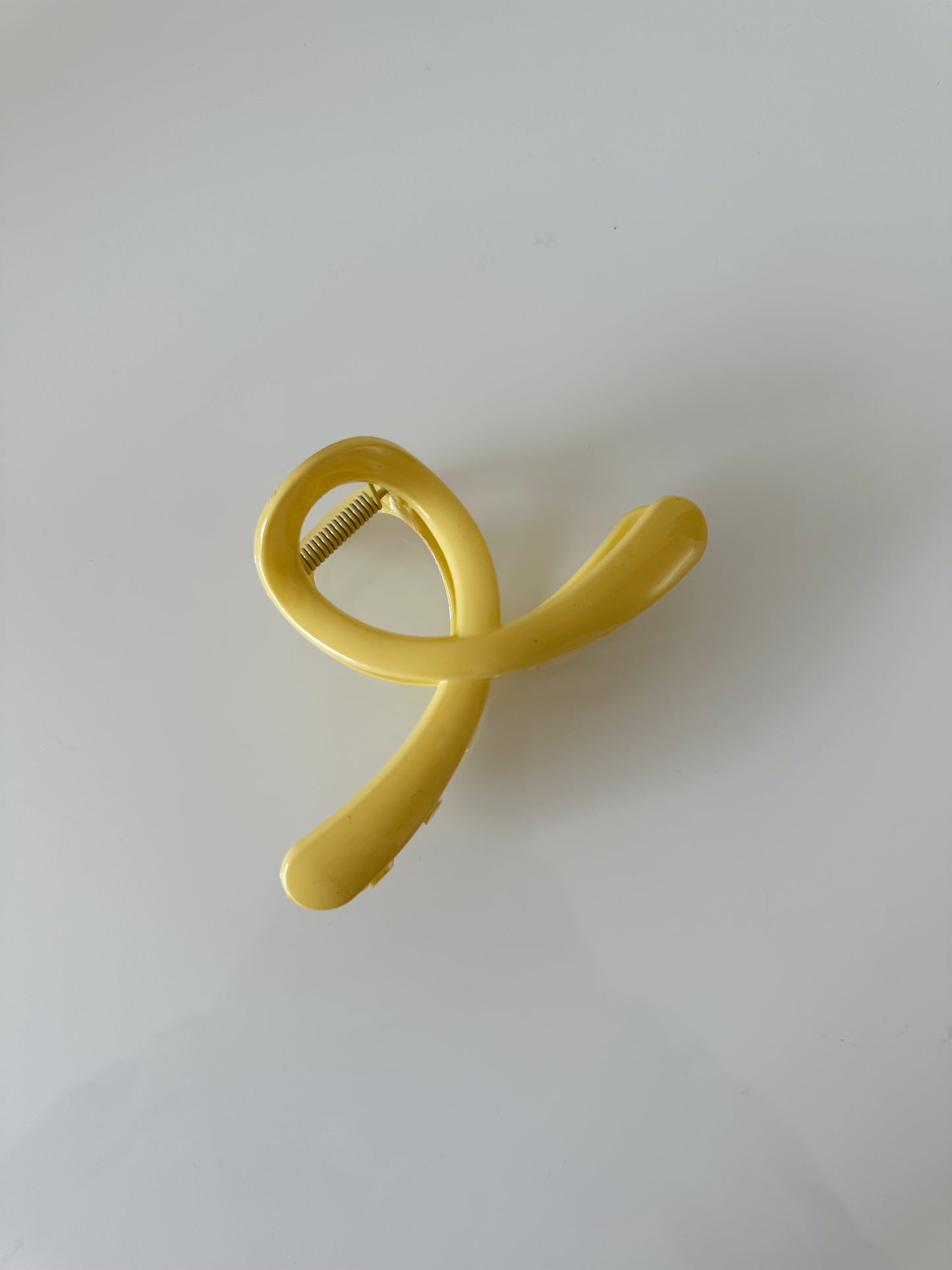 Yellow hairclip