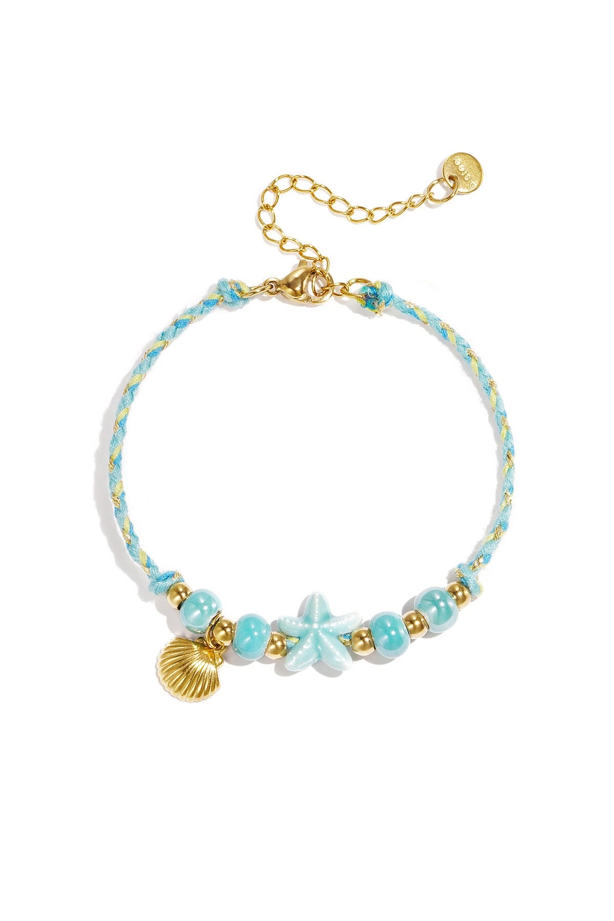 Turquoise shell bracelet
