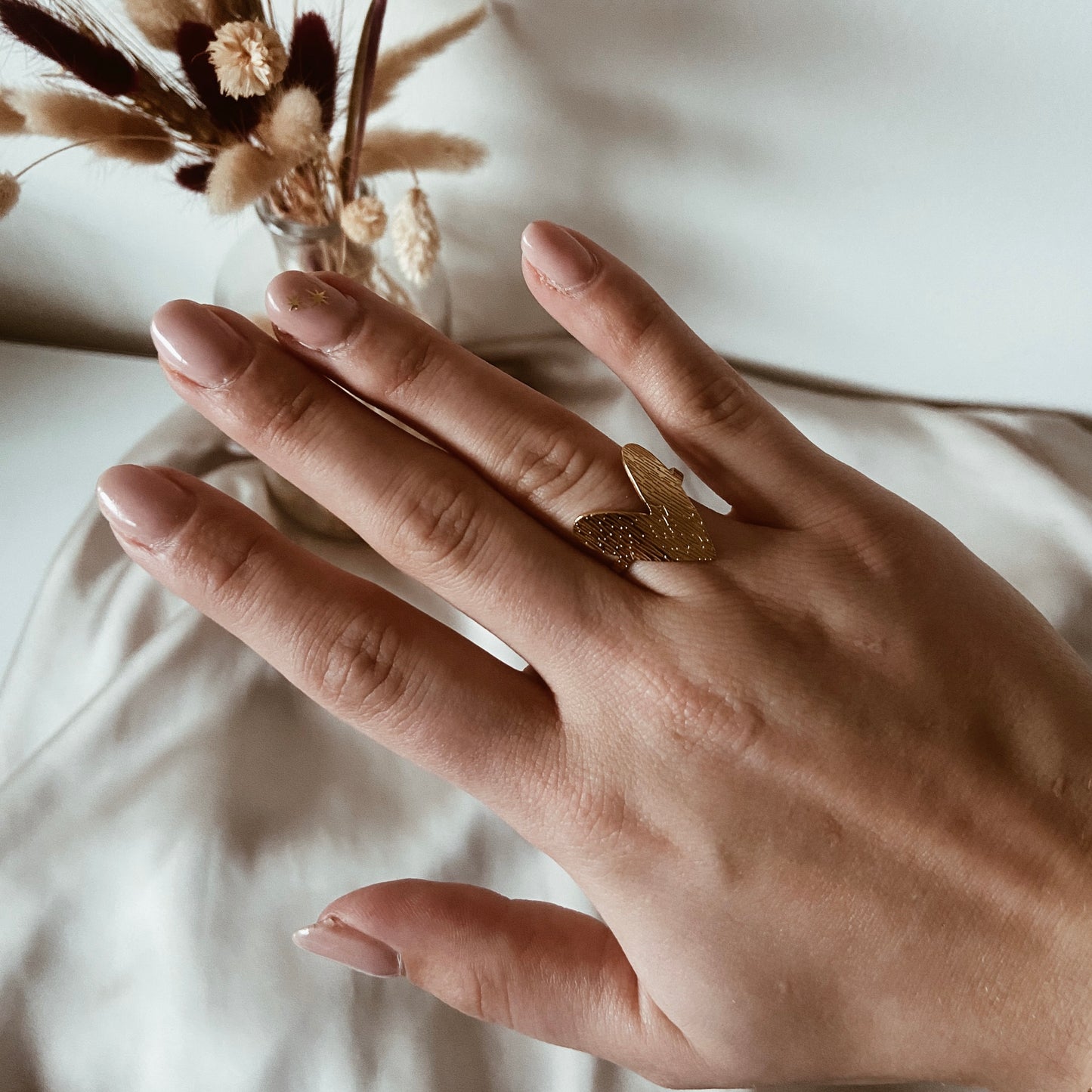 Big heart ring