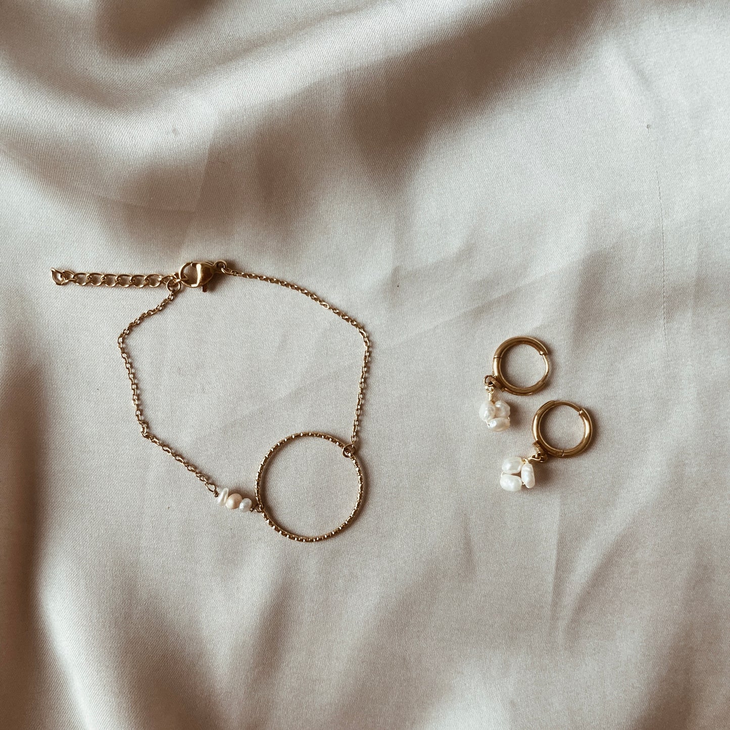 Circle pearl gift set