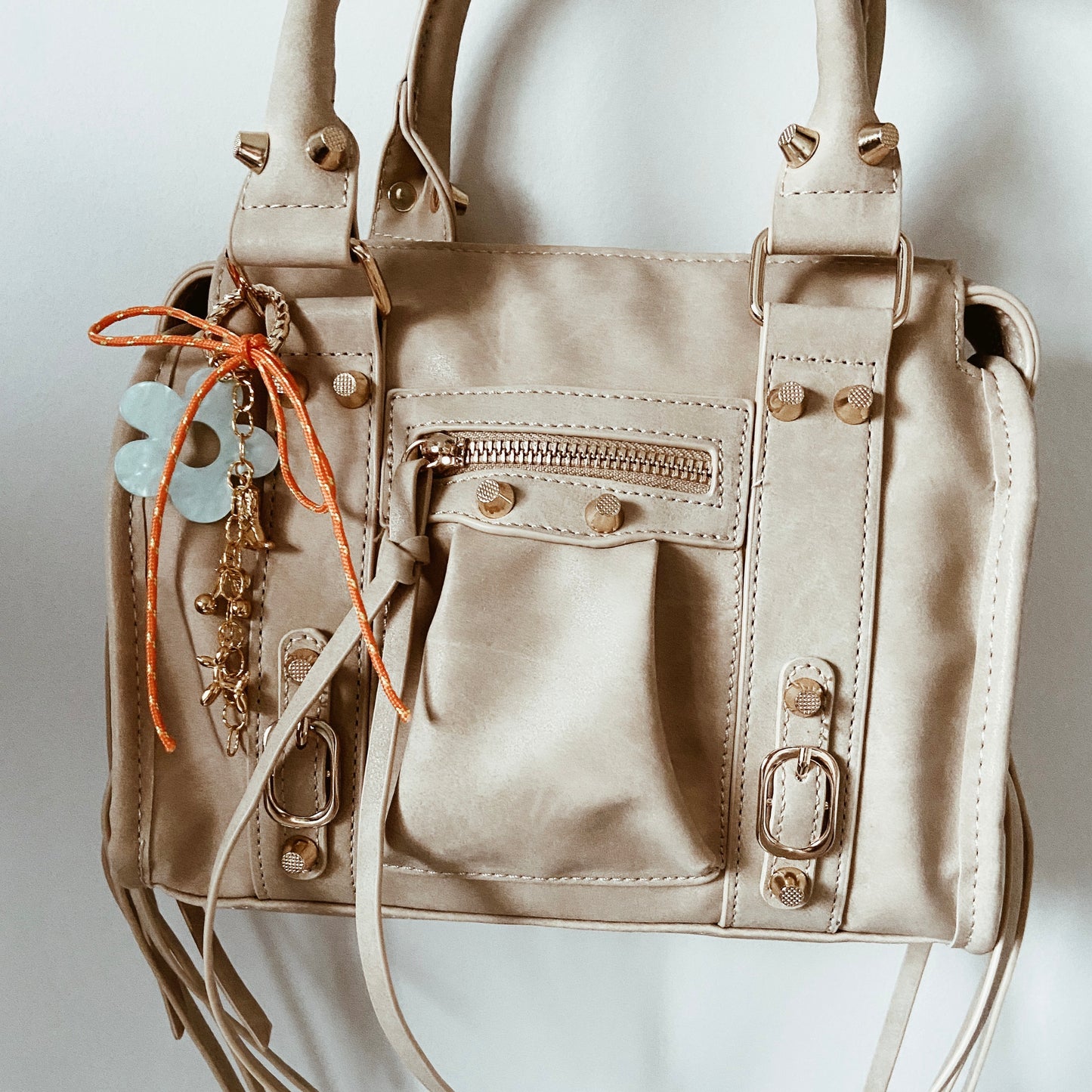 Bag charm - multiple beads