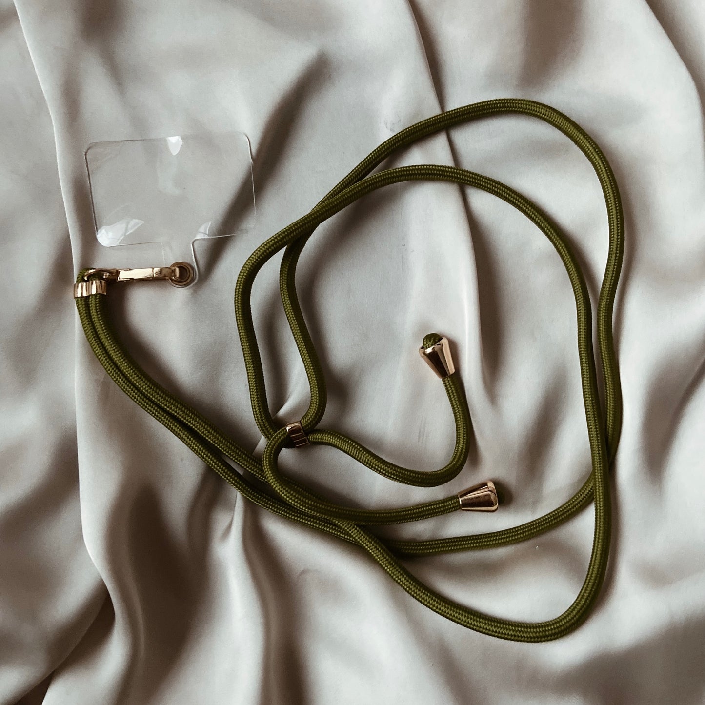 Olive phone cord