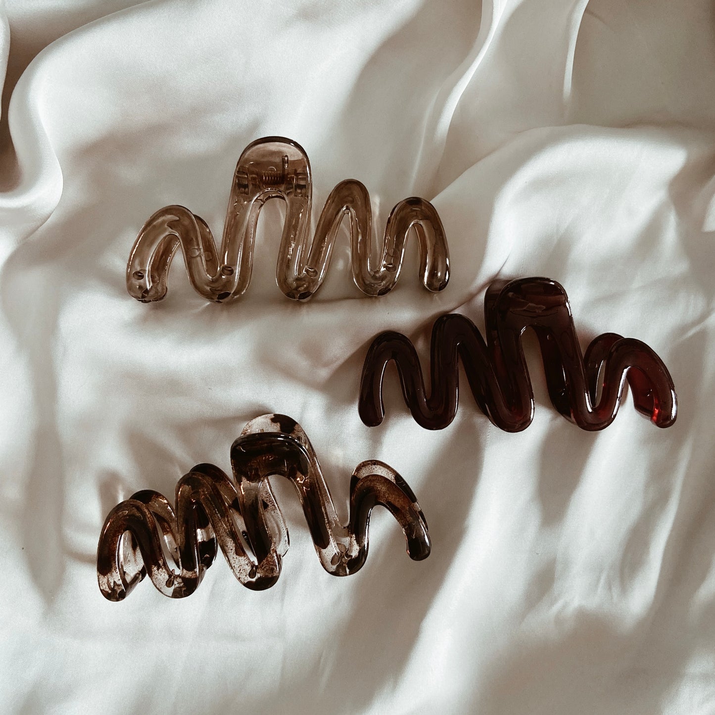 Swirl fall hair clips