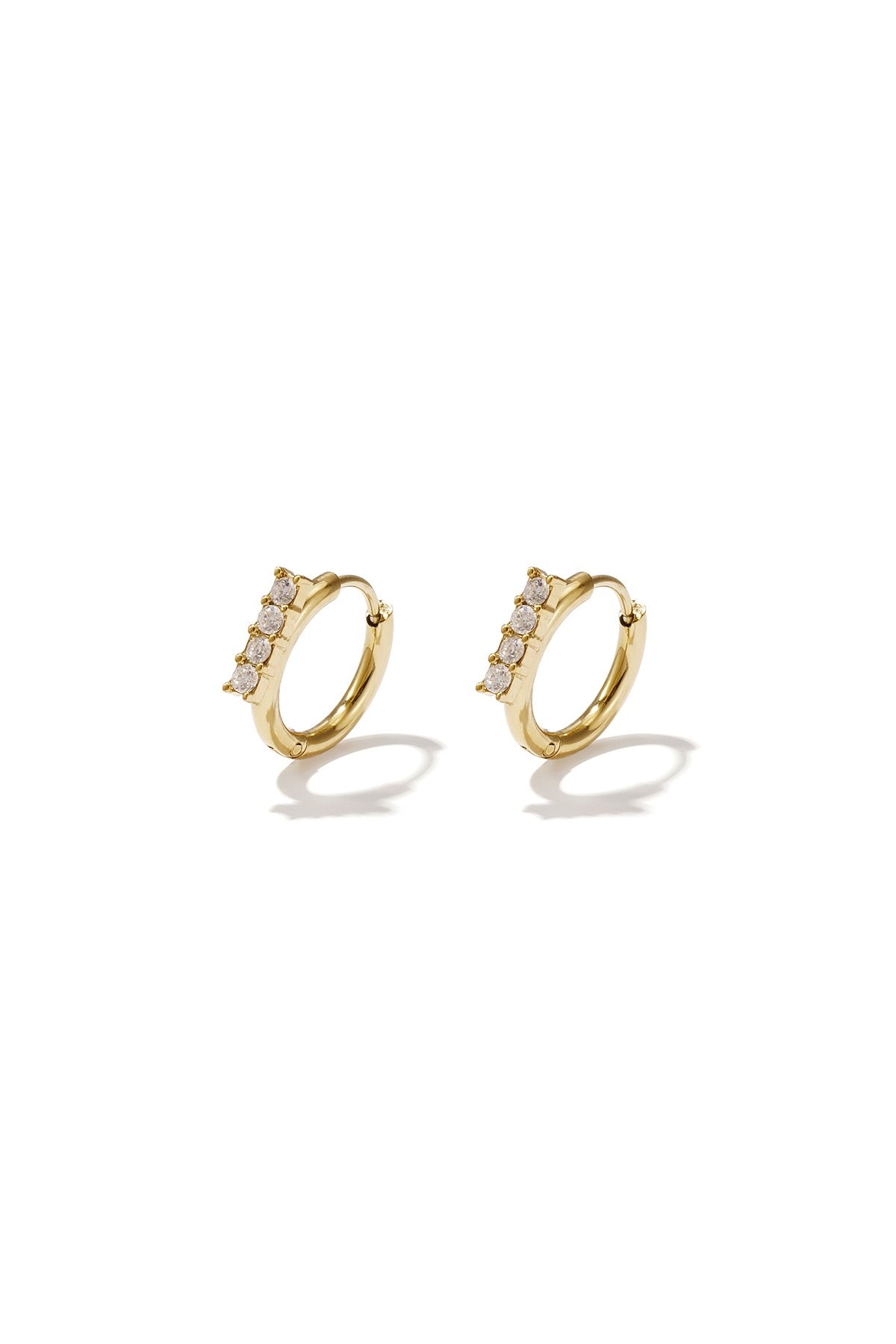 Triple sparkle earrings