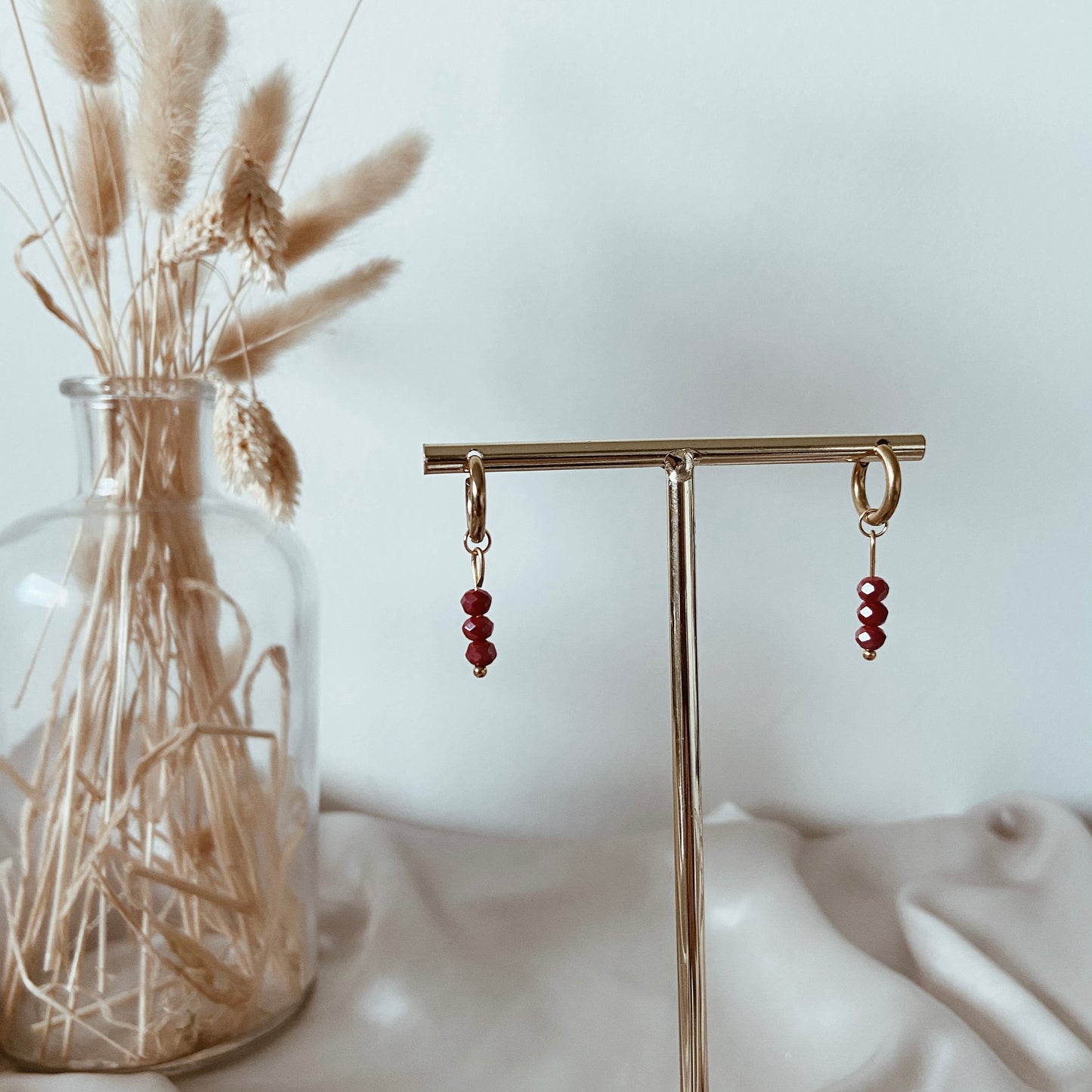 Facet earrings (different colours)