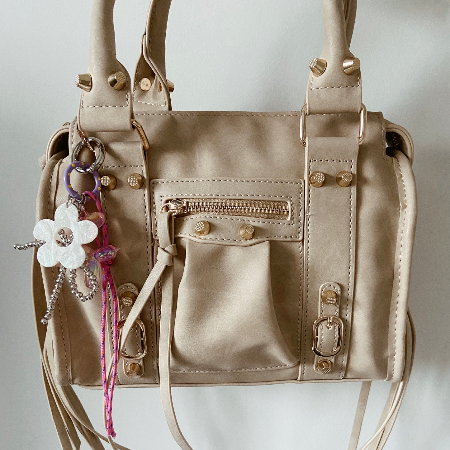 Bag charm - purple rain