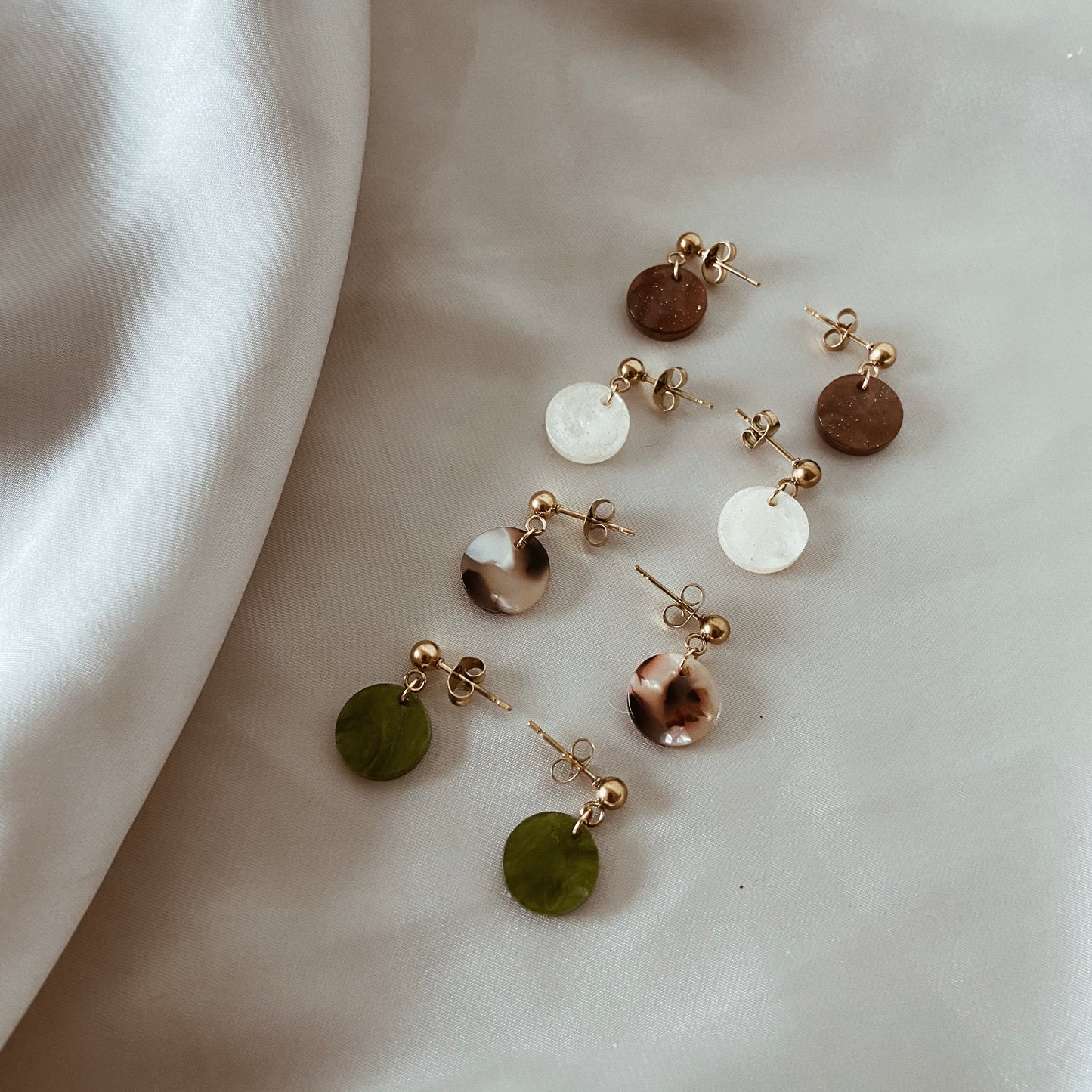 Fall dotty earrings