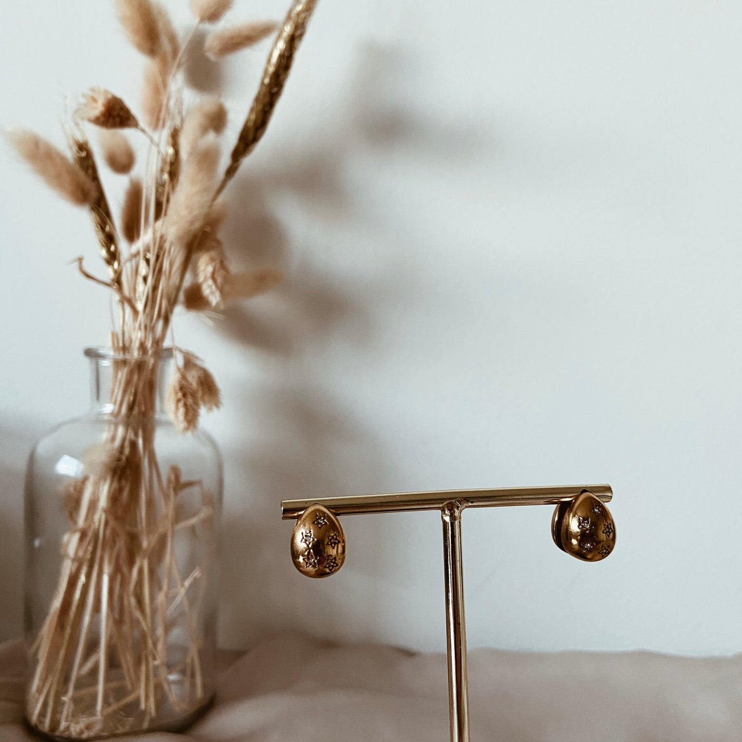 Sparkle drop earrings