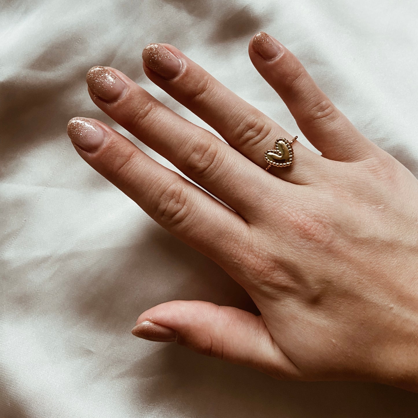 Cute heart ring