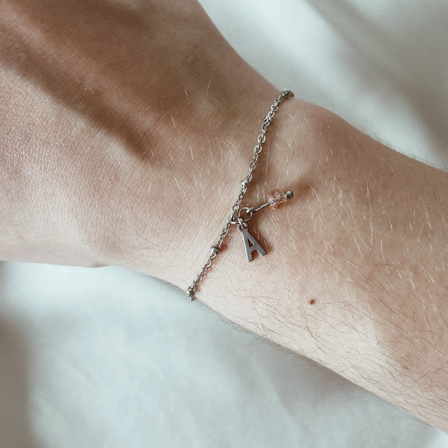 Initial Facet Bracelet