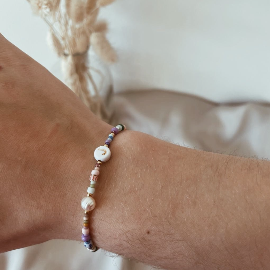 Colourful Initial Bracelet