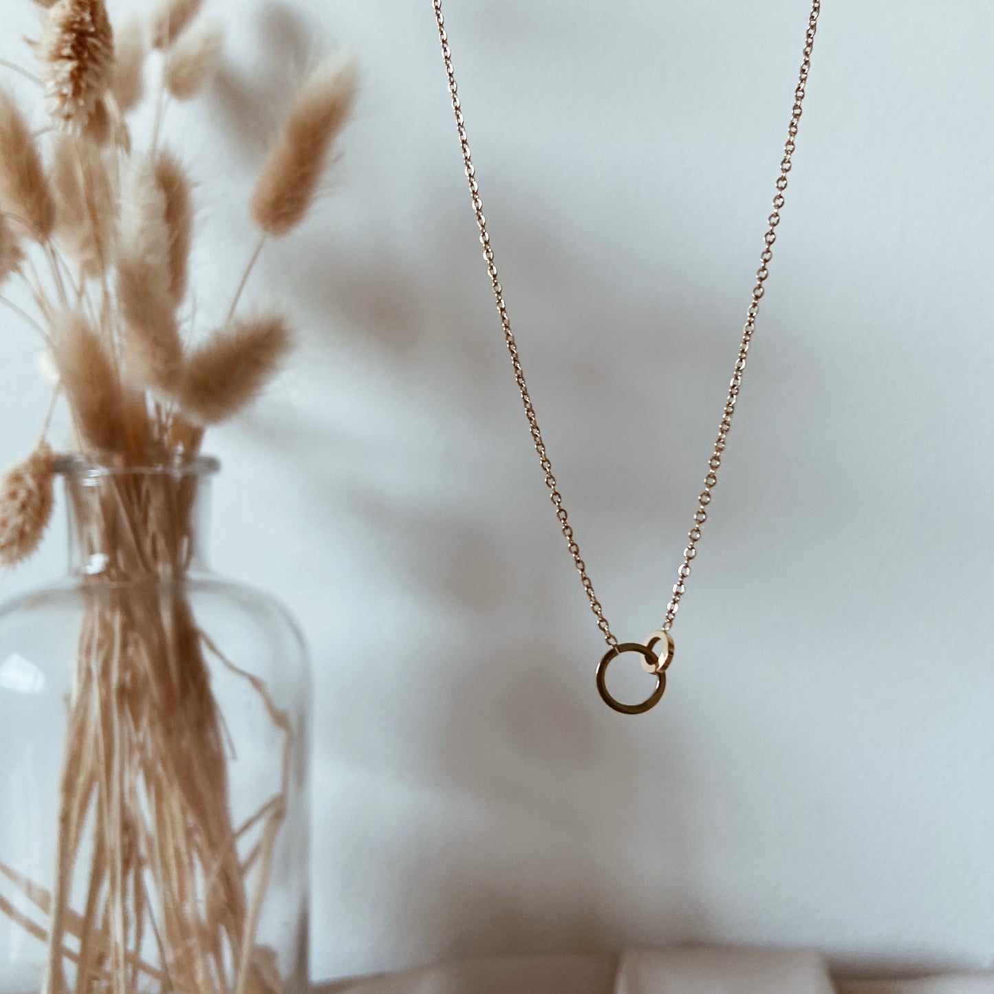 Double cirkle necklace