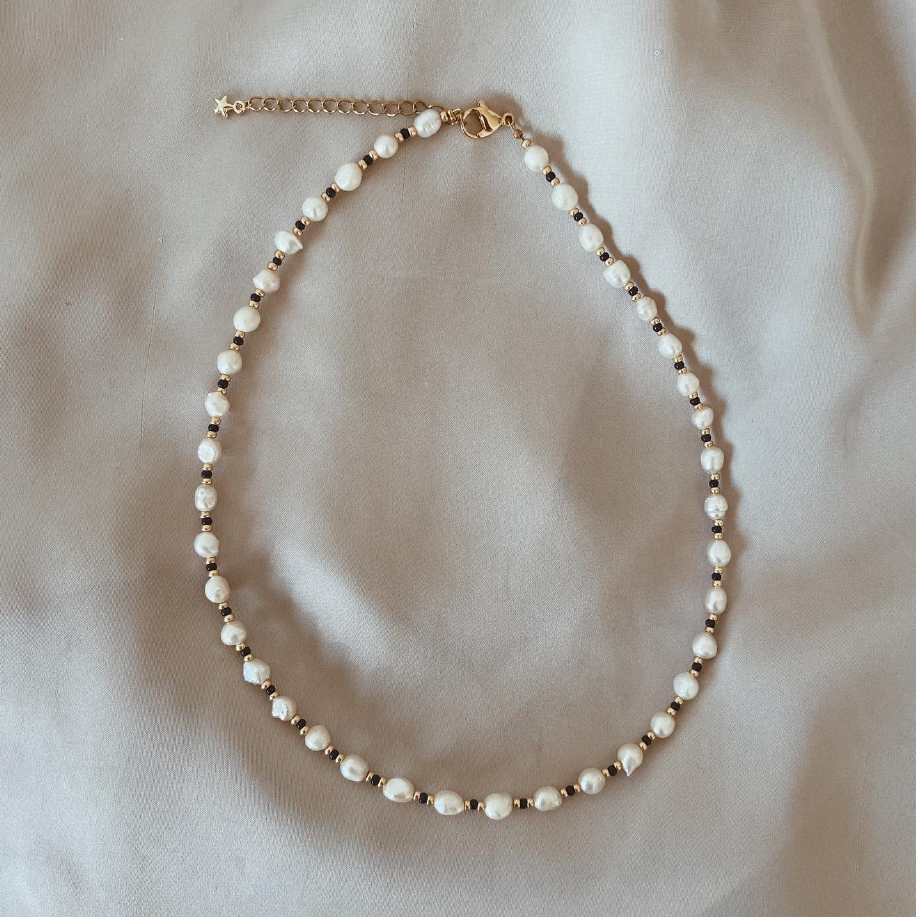 Colourful Big Pearl Necklace