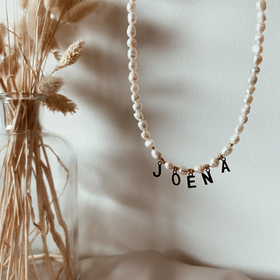 Pearly Name Necklace