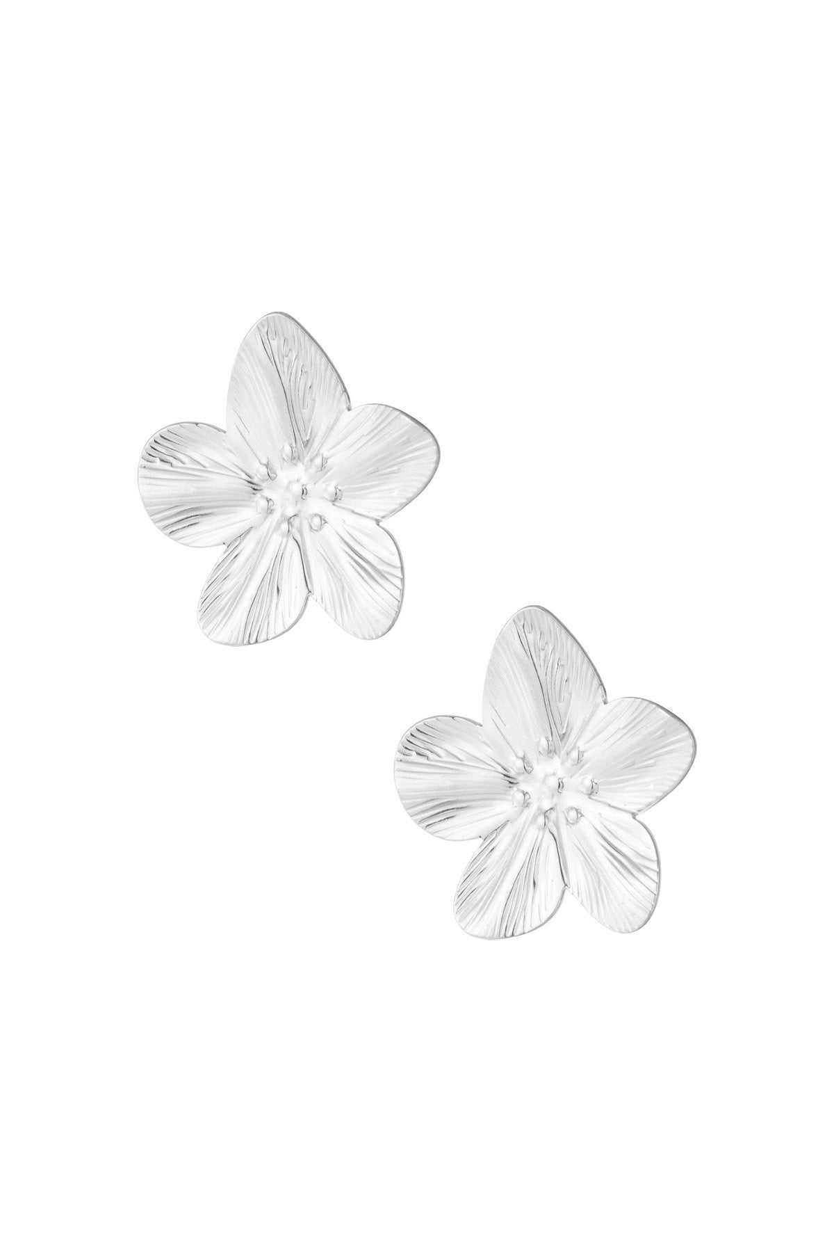 Statement flower earrings