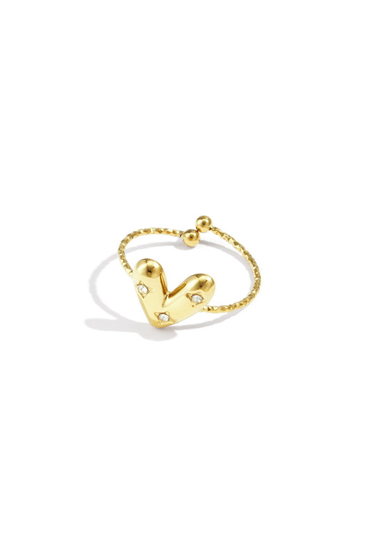 Love drop ring