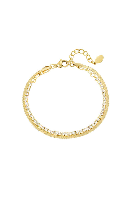 Double diamond bracelet