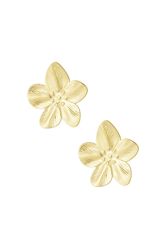 Statement flower earrings