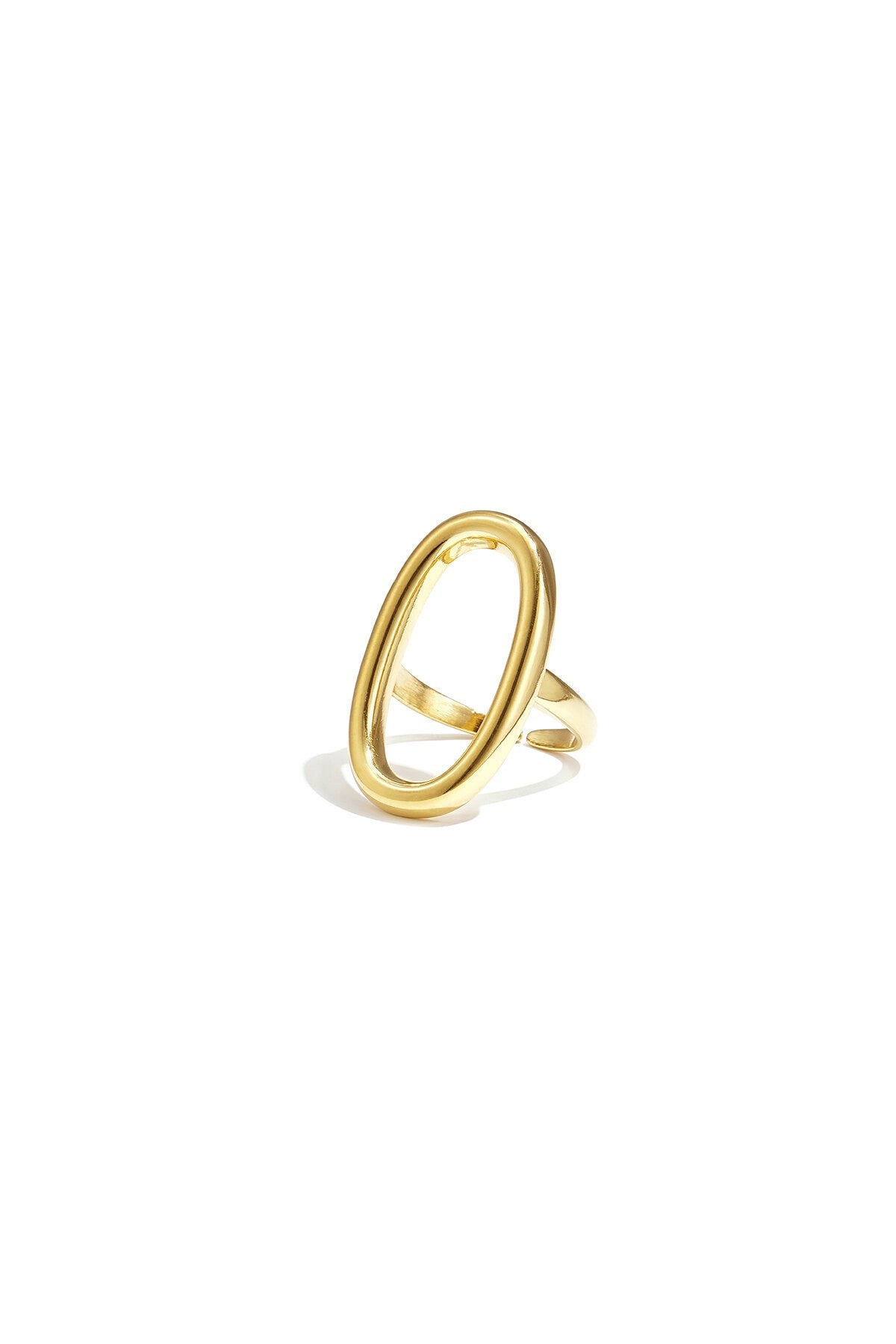 Statement hoop ring