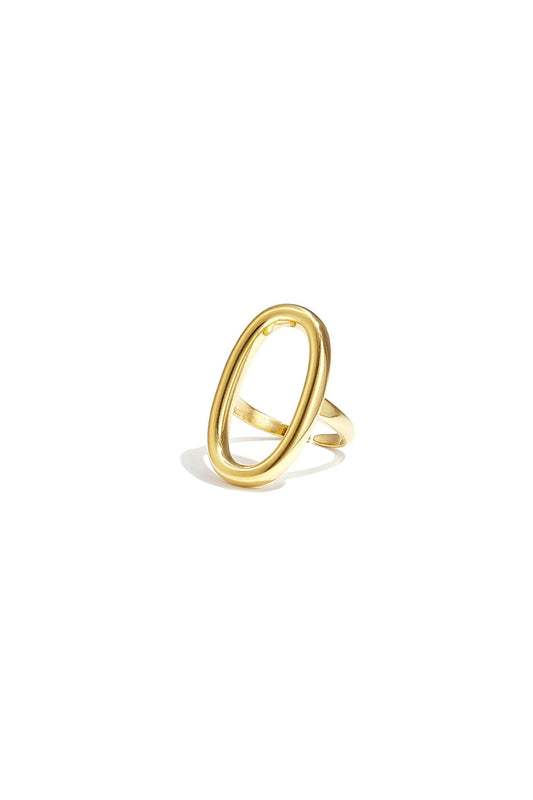 Statement hoop ring
