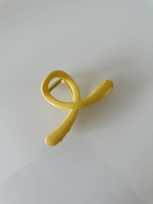 Yellow hairclip