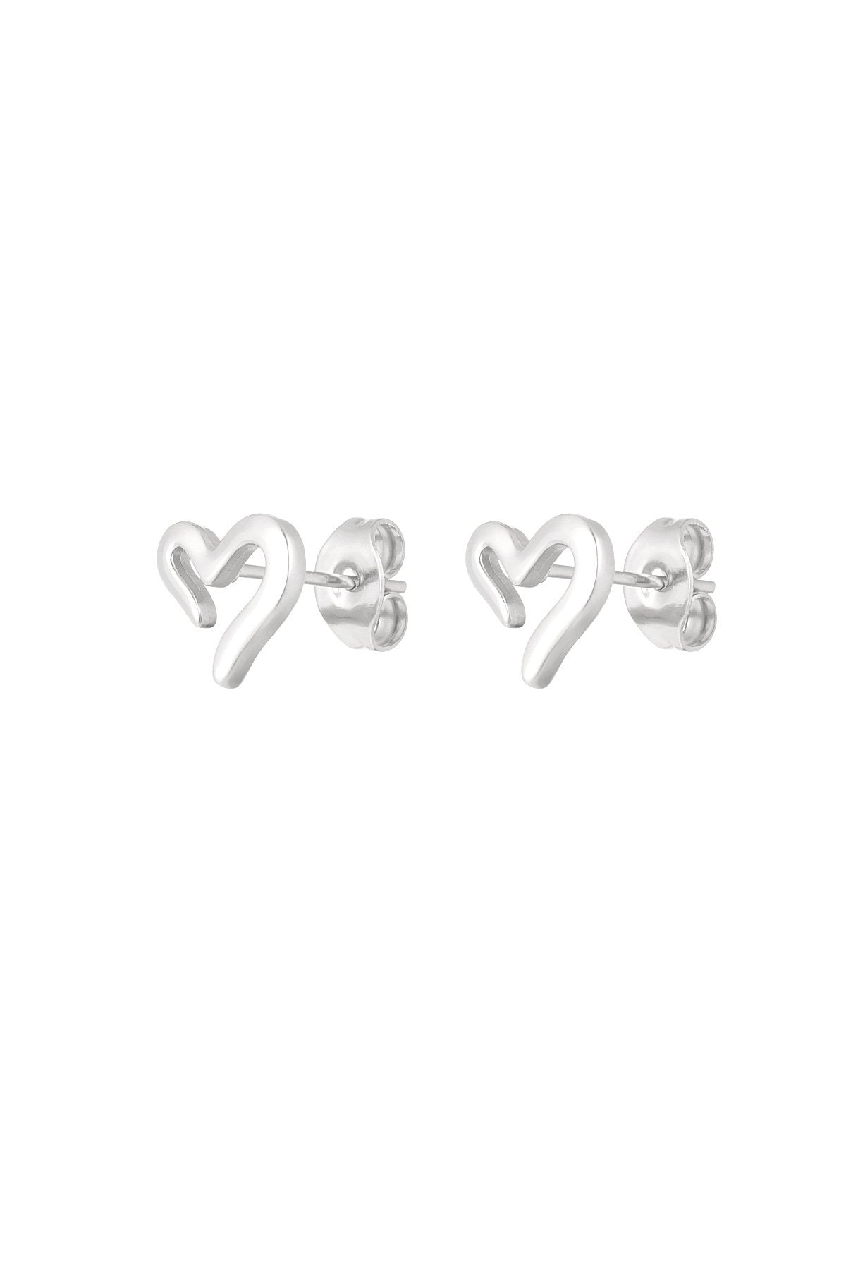 Heart studs