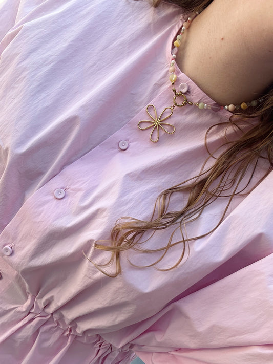 Pastel bloom necklace