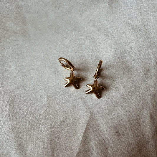 Sea star earrings