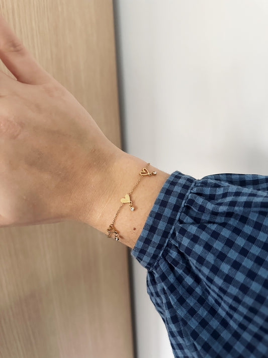 Small heart bracelet