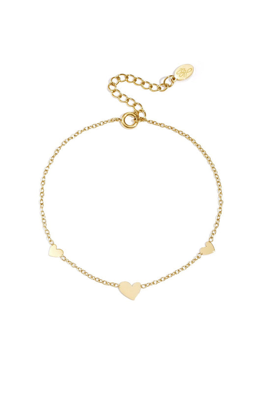 Multiple hearts bracelet