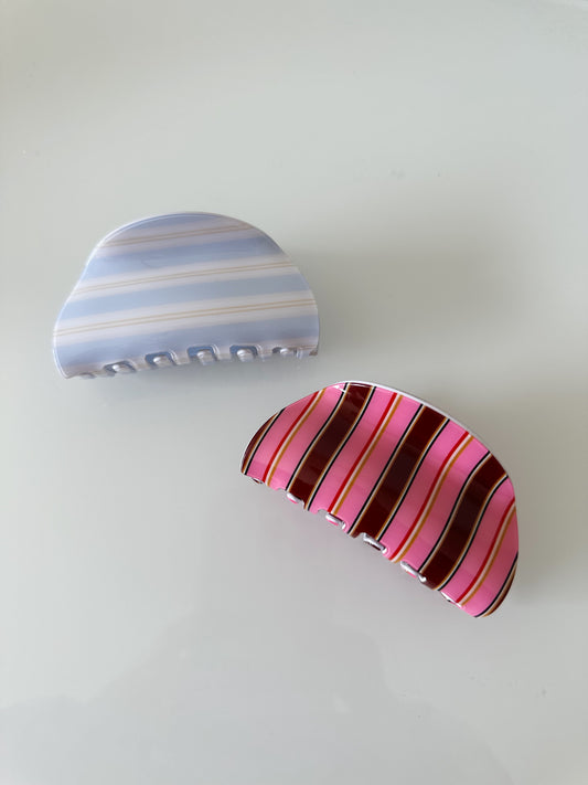 Striped hairclip