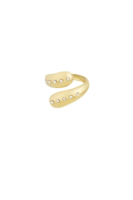 Swirl Diamond ring