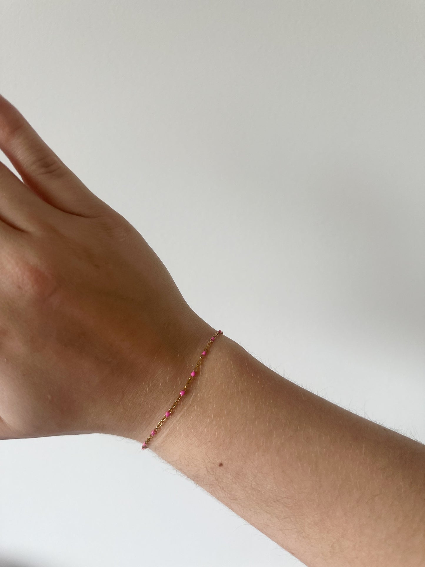 Dotty blush bracelet