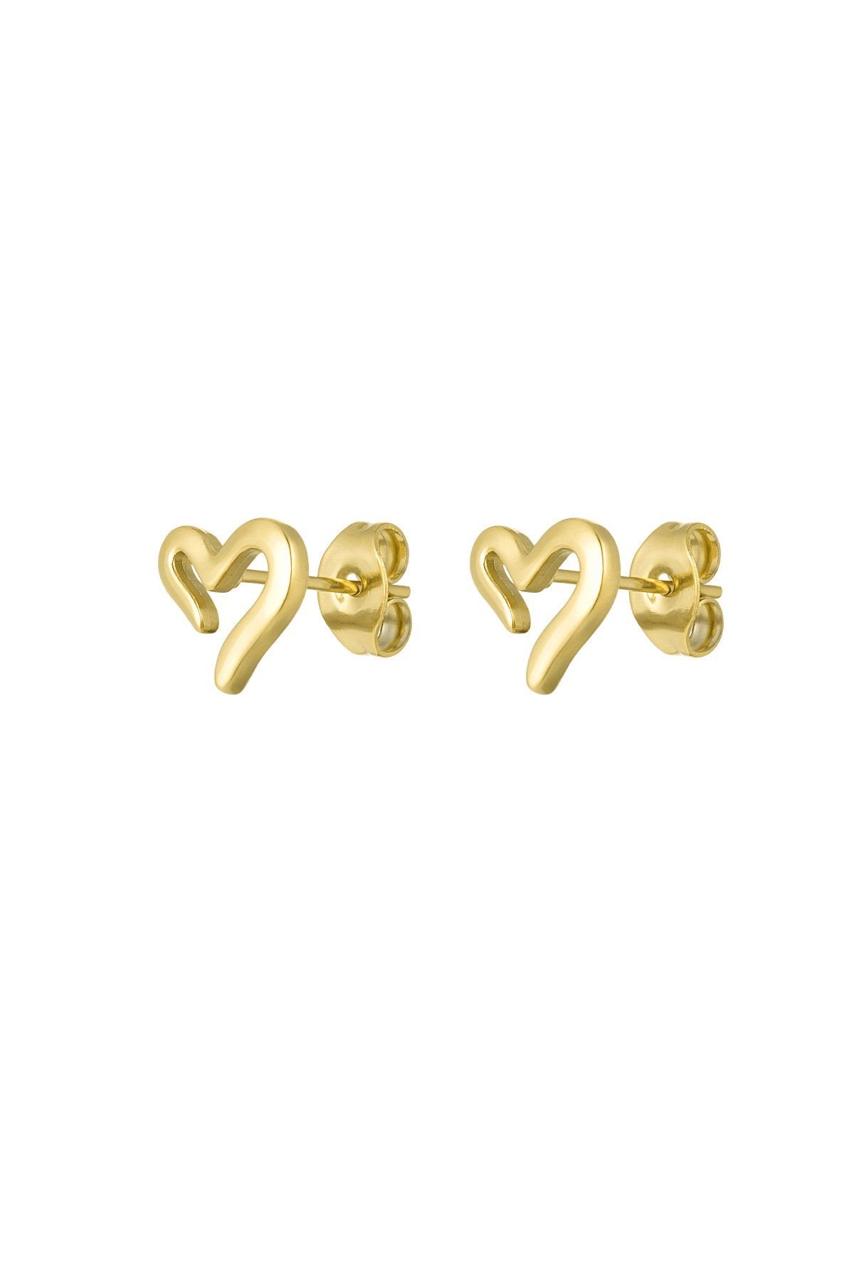 Heart studs