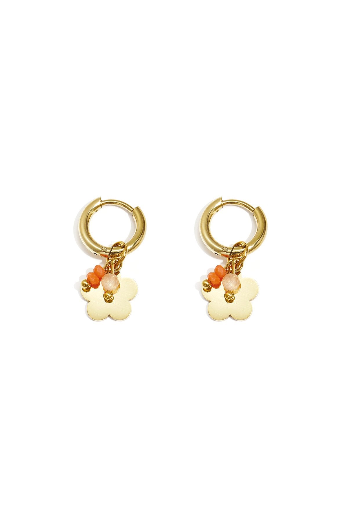 Facet blossom earrings