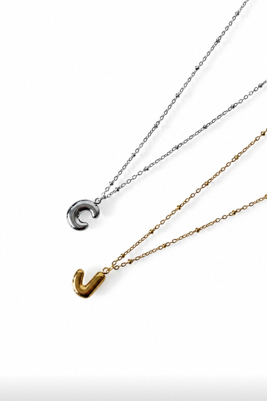 Initial balloon necklace