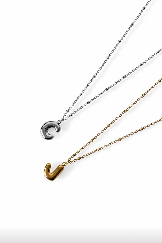 Initial balloon necklace