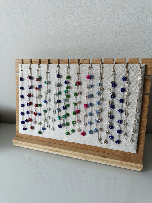 LIMITED - Colourful bloom necklace