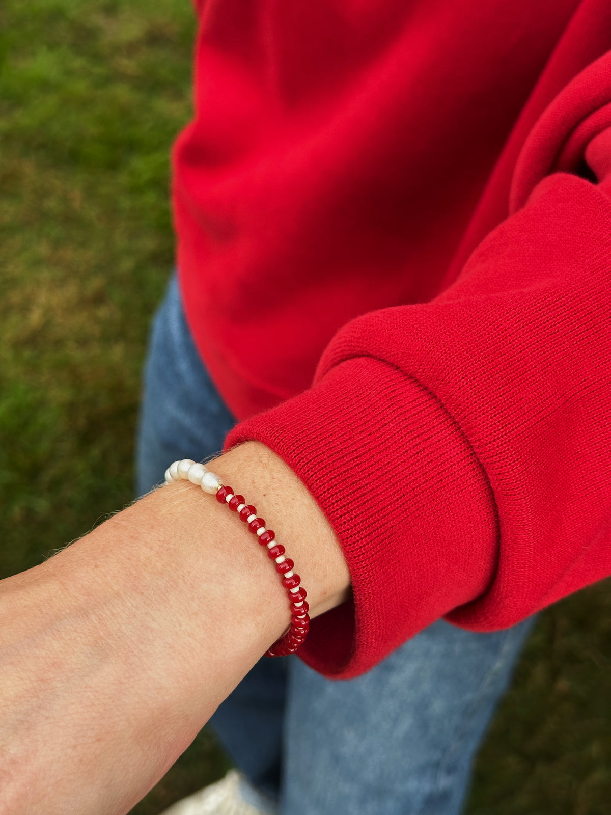 LIMITED - Burgundy Perla bracelet