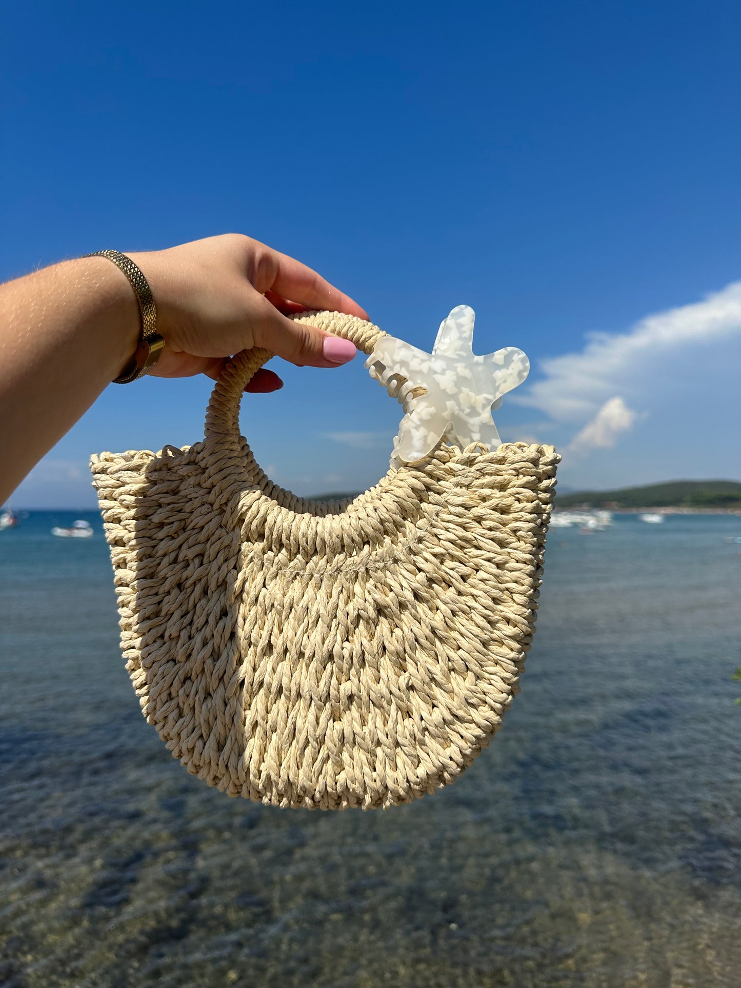 Starfish hair clip