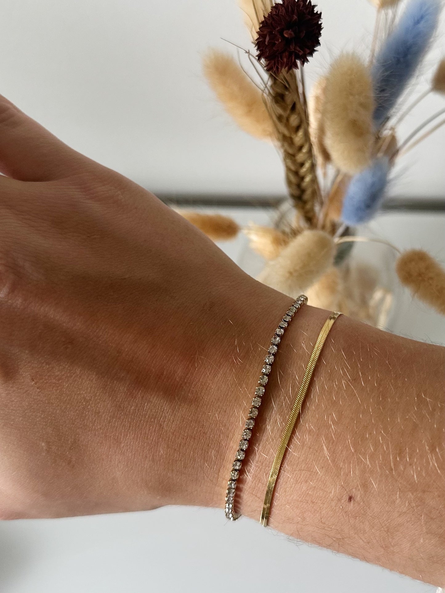 Double diamond bracelet