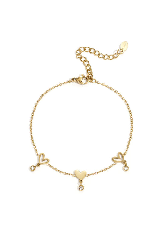 Small heart bracelet