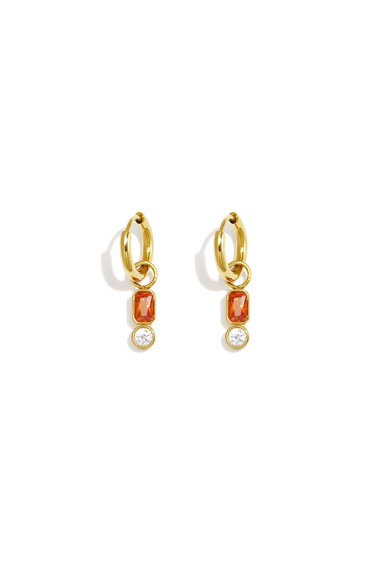 Orange earrings