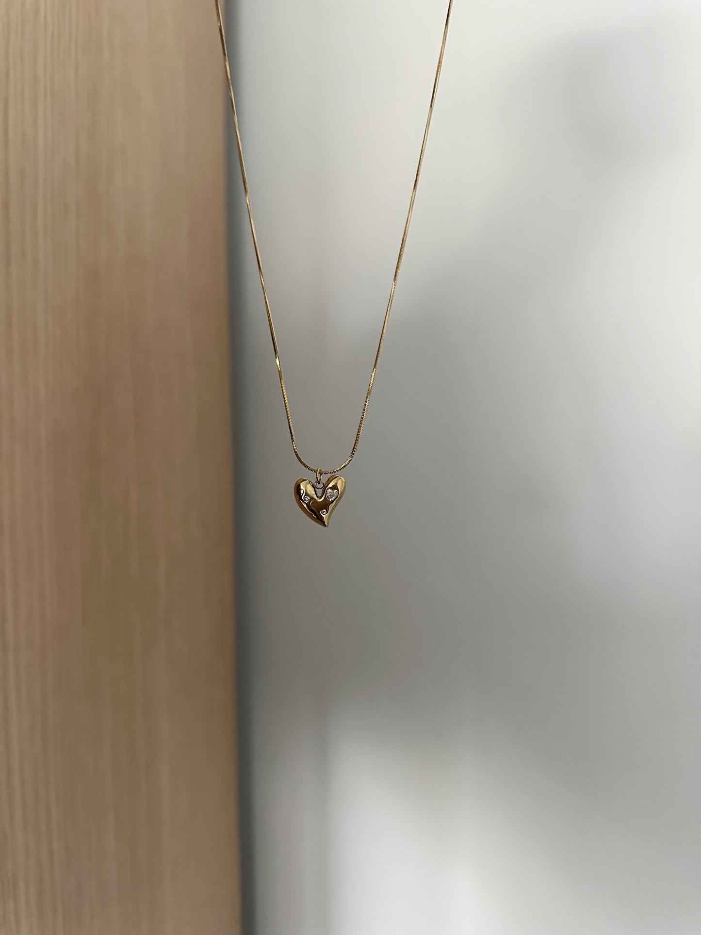 Love drop necklace