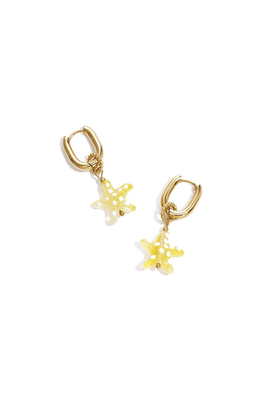 Sea star earrings