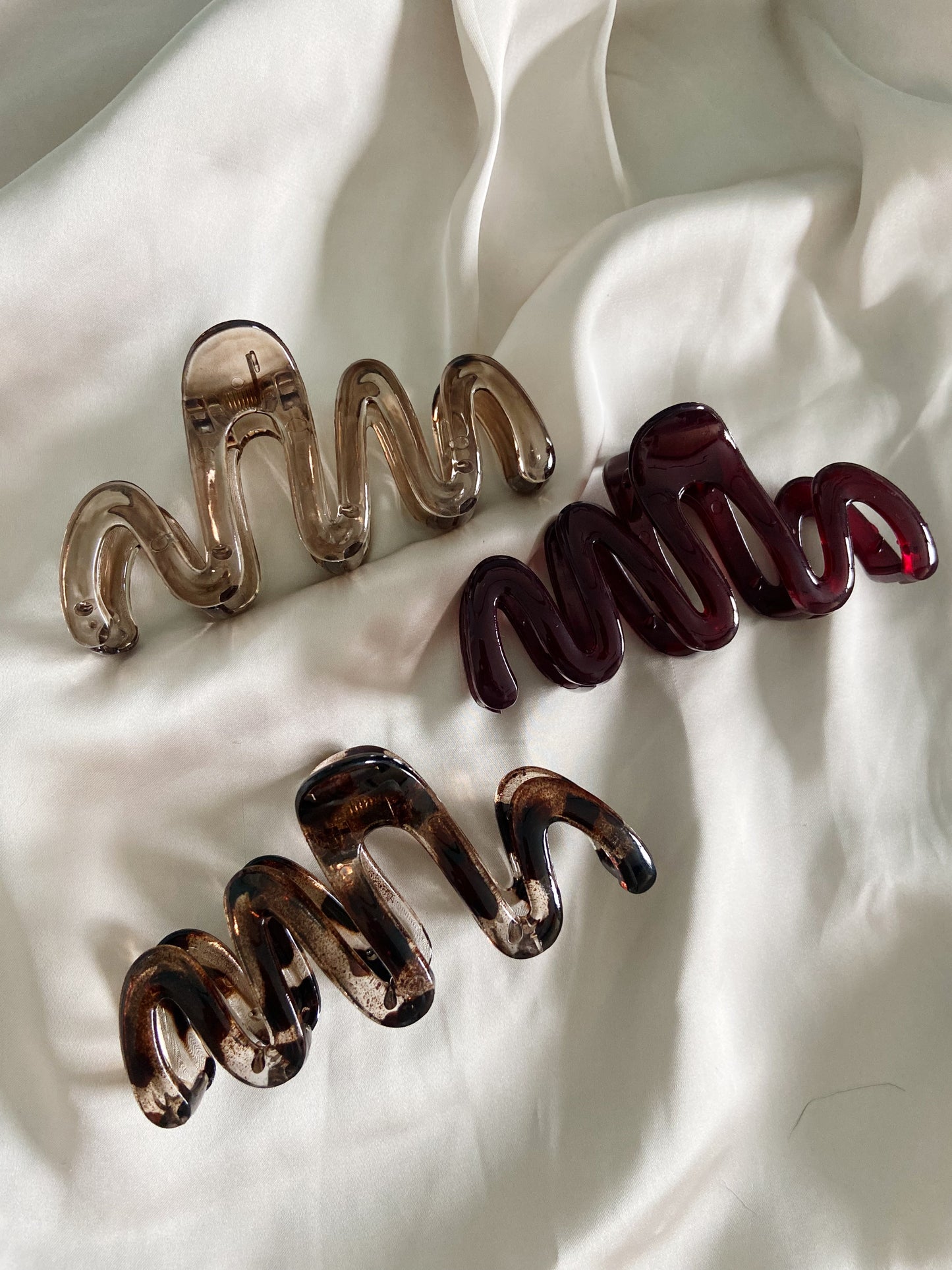 Swirl fall hair clips