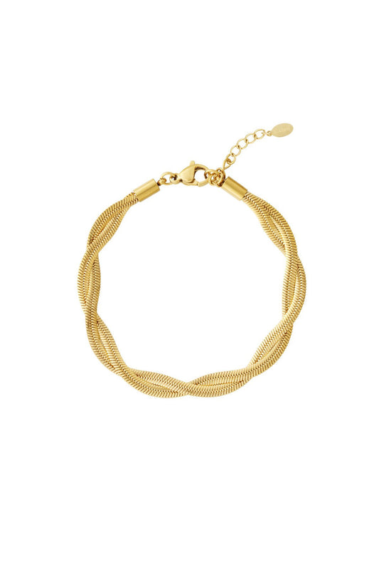 Swirl snake bracelet